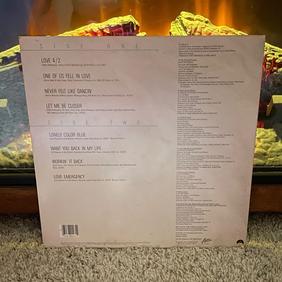 Teddy Pendergrass “Workin’ It Back” Vinyl Record - Picture 3 of 5